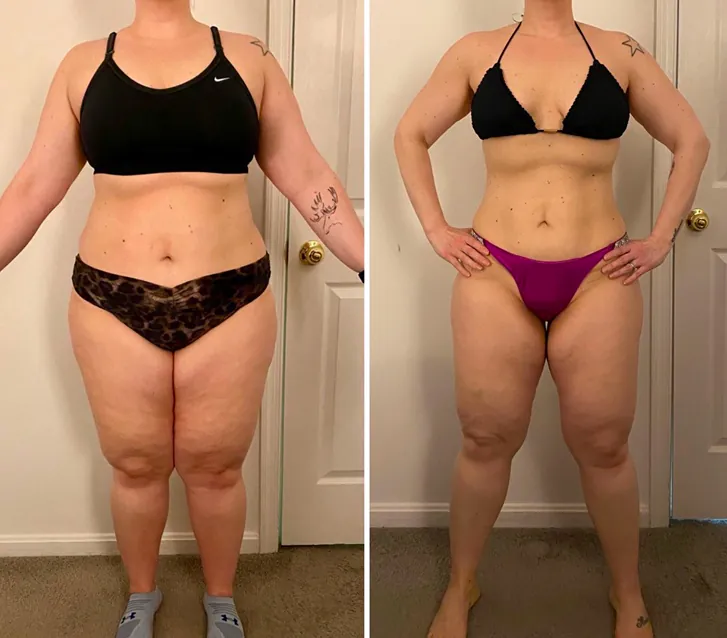 Antes e depois de aluno do protocolo
