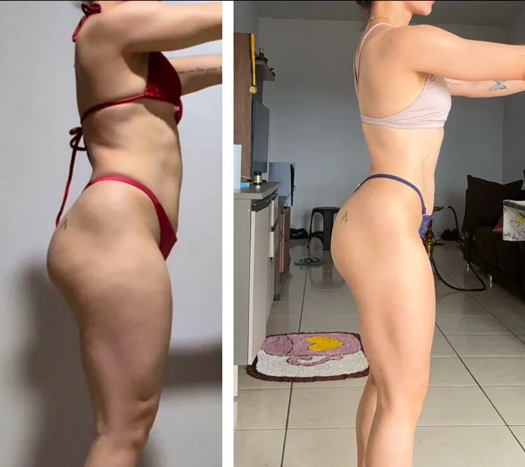Antes e depois de aluno do protocolo